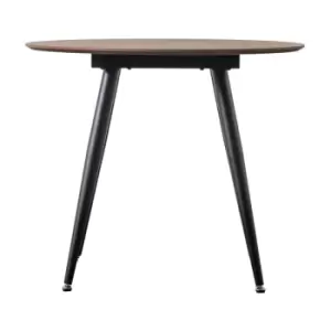 Gallery Interiors Astley Round Dining Table in Walnut
