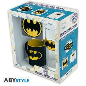 DC Comics - Batman Glass/Coaster/Mini Mug Gift Set