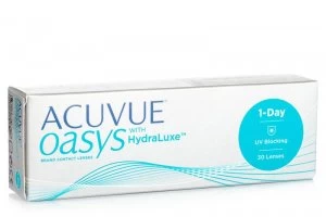 Acuvue Oasys 1 Day Disposable Contact Lenses with HydraLuxe - 30 lenses