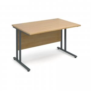 Maestro 25 GL Straight Desk 1200mm x 800mm - Graphite cantilever Frame