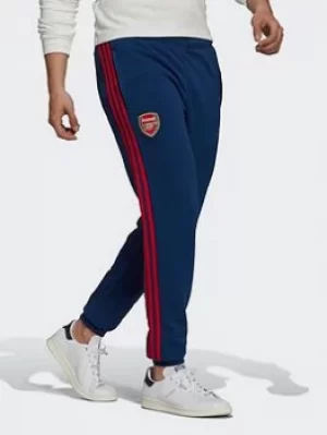 adidas Arsenal 3-stripes Sweat Tracksuit Bottoms, Blue, Size L, Men