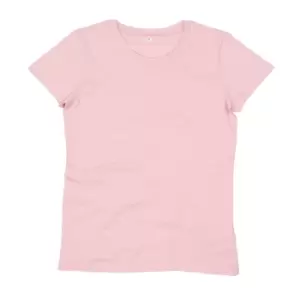 Mantis Womens/Ladies Organic T-Shirt (L) (Soft Pink)