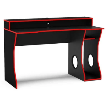 Birlea - Enzo Gaming Computer Desk Black & Red