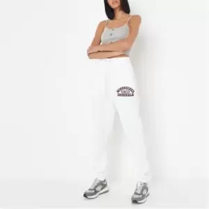 Missguided Overszied 90S Jogger Borg - White