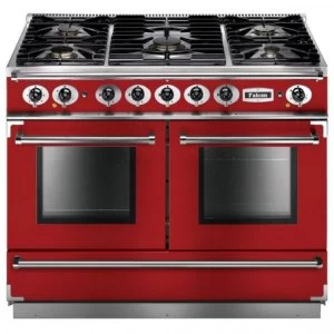 Falcon FCON1092DFRDNM 87160 110cm 1092 Dual Fuel Range Cooker - Red