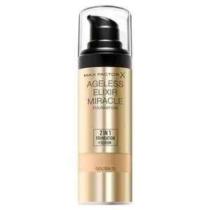 Max Factor Ageless Elixir Miracle Foundation 2In1 75 Golden Nude