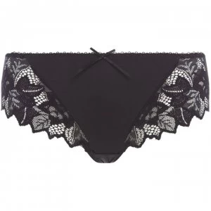 Lepel Fiore brief with front lace detail - Black