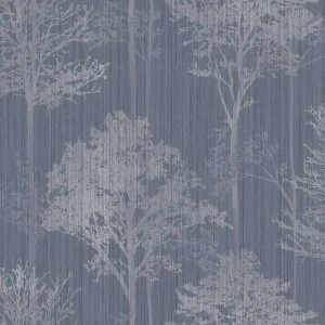 Arthouse Stardust Tree Charcoal Wallpaper Paper