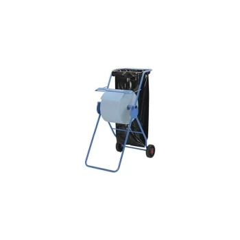 Mobile Stand Large Roll Wiper Dispenser 6155 - Blue - Kimberly Clark Professional