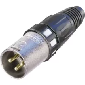 Neutrik NC3MXCC XLR connector Plug, straight Number of pins: 3 Silver