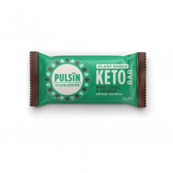 Pulsin Mint Chocolate and Peanut Keto Bar