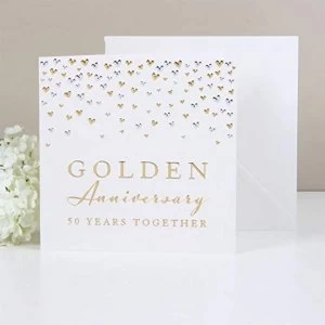 Amore By Juliana Deluxe Card - Golden Anniversary