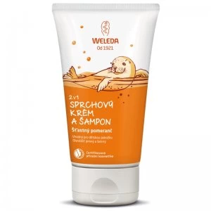 Weleda Kids Happy Orange Shower Cream and Shampoo for Children 2 in 1 150ml