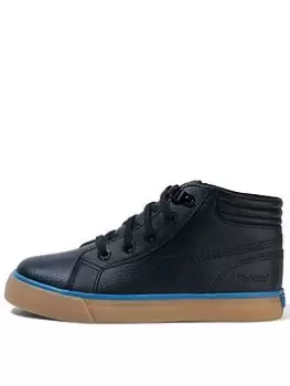 Kickers TOVNI HI PADDED HIGH TOP, Black, Size 13 Younger