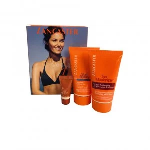 Lancaster Tan Dare To Tan Set- Sublime Tan SPF15 50ml After Sun 50ml and Face Bronzer 3ml