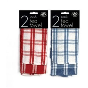Globe Mill Textiles Tea Towel 2 Pack Terry Design