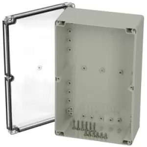 Fibox 7022841 PCT 16x25x09cm Enclosure, PC Clear transparent cover