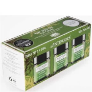 Antipodes Daily Ultra Care Kiwi Seed Oil Eye Cream 3 x 30ml