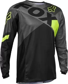 FOX 180 Xpozr Motocross Jersey, black-grey Size M black-grey, Size M