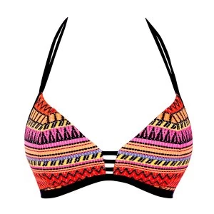 Freya Way out west soft triangle bikini top Multi Coloured