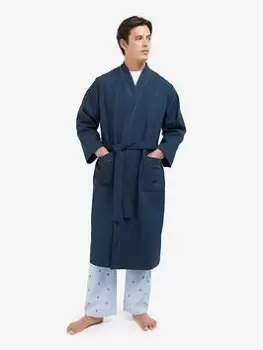 Barbour Hadrian Dressing Gown - Navy