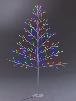 Festive 4ft Flat White Indoor/Outdoor Christmas Tree