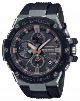 Casio G-Steel Luxury Military Black Resin Strap Black Watch