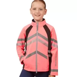Weatherbeeta Reflective Soft Shell Fleece Lined Jacket Juniors - Multi