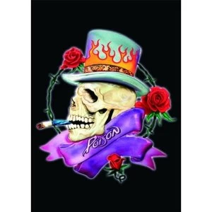 Poison - Skull Postcard