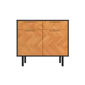 Out & Out Original Out & Out Dallas Parquet Sideboard - Black