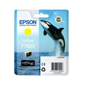 Epson Killer Whale T7604 Yellow Ink Cartridge