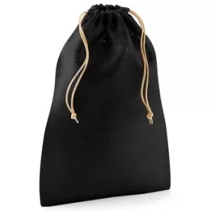Westford Mill Jute Stuff Bag (XL) (Black/Natural)