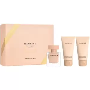 Narciso Rodriguez Narciso Poudree Gift Set 50ml Eau de Parfum + 50ml Shower Gel + 50ml Body Lotion