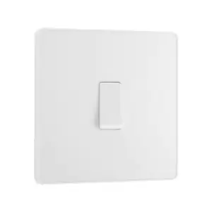 BG Evolve Pearl White Single Light Switch 20A 16Ax 2 Way - PCDCL12W