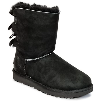 UGG BAILEY BOW II womens Mid Boots in Black,4,5,6,7,4.5,6.5,7.5,8.5,9.5