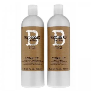 TIGI Bed Head For Men Clean Up Daily Shampoo and Conditioner