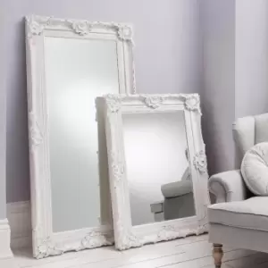 Brookfield Rectangle Mirror Cream 118x88cm White