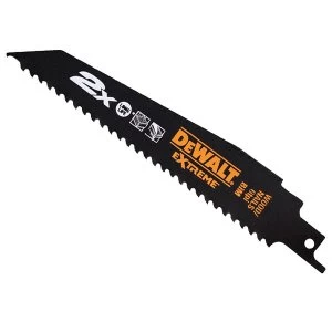 DEWALT Extreme 2X Life Wood and Nails Reciprocating Saw Blades 228mm Pack of 5