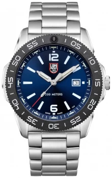 Luminox Mens Pacific Diver Blue Dial Stainless Steel Watch