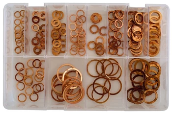 Assorted Copper Sealing Washers Imperial Box Qty 225 Connect 31870