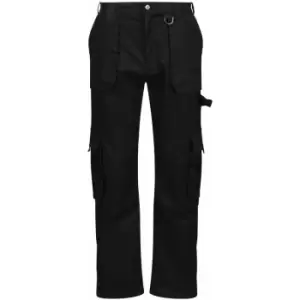 Mens Pro Utility Work Trousers (42R) (Black) - Regatta