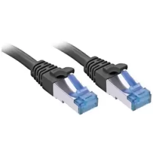 LINDY 47417 RJ45 Network cable, patch cable CAT 6A S/FTP 7.50 m Black