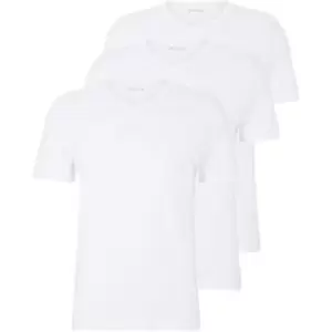 Boss 3 Pack T Shirts - White