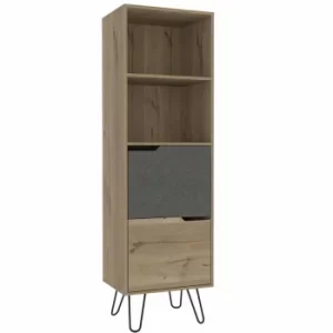 Manhattan tall bookcase, with 2 doors