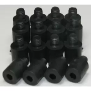 Charnwood Set of 16 Spare Rubber Pads for Flat Jaws