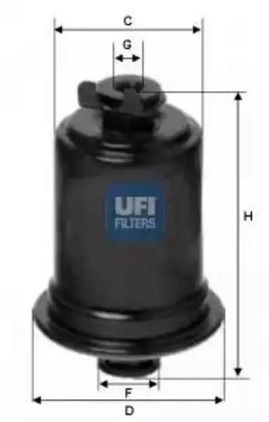 UFI 31.523.00 Fuel Filter Petrol
