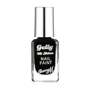 Barry M Gelly Nail Paint Black Forest