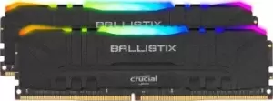 Crucial Ballistix RGB 16GB Kit (2 x 8GB) DDR4-3600 Desktop Gaming Memory - BL2K8G36C16U4BL