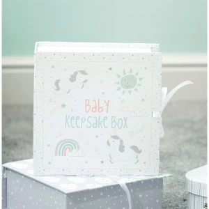 Sass & Belle Baby Unicorn Keepsake Box with Drawers