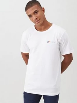 Berghaus Corporate Logo T-Shirt - White, Size L, Men